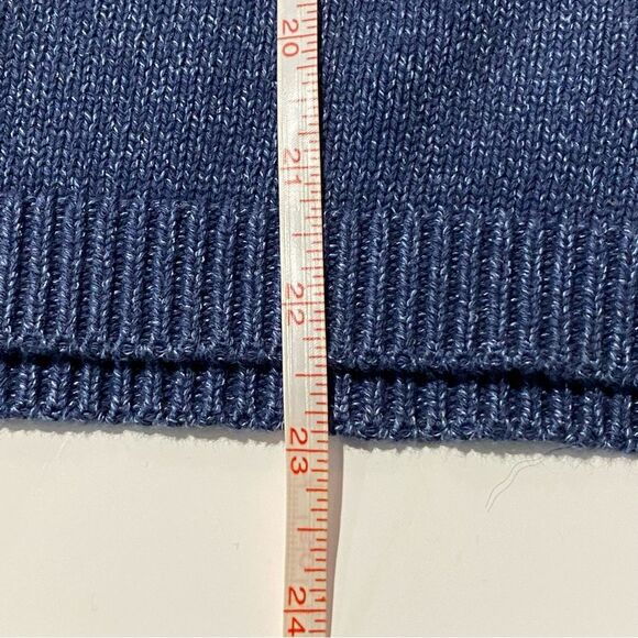 Vintage Fia Italia Hand Loomed Blue Sweater Women's Size Medium - Picture 10 of 10